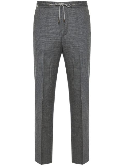 Corneliani creased straight-leg trousers