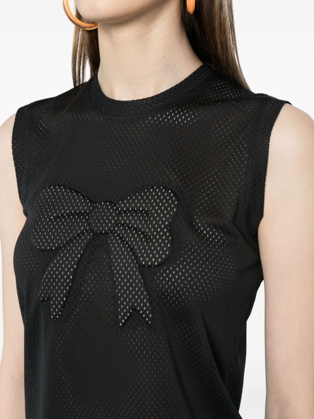 Shop Ashley Williams Xtreme 3d Bow Top In Black