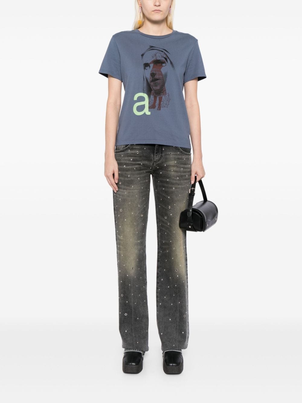 Undercover graphic-print T-shirt - Blauw