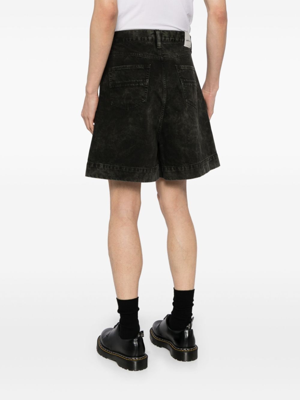 Shop Namacheko Denim Shorts In Black