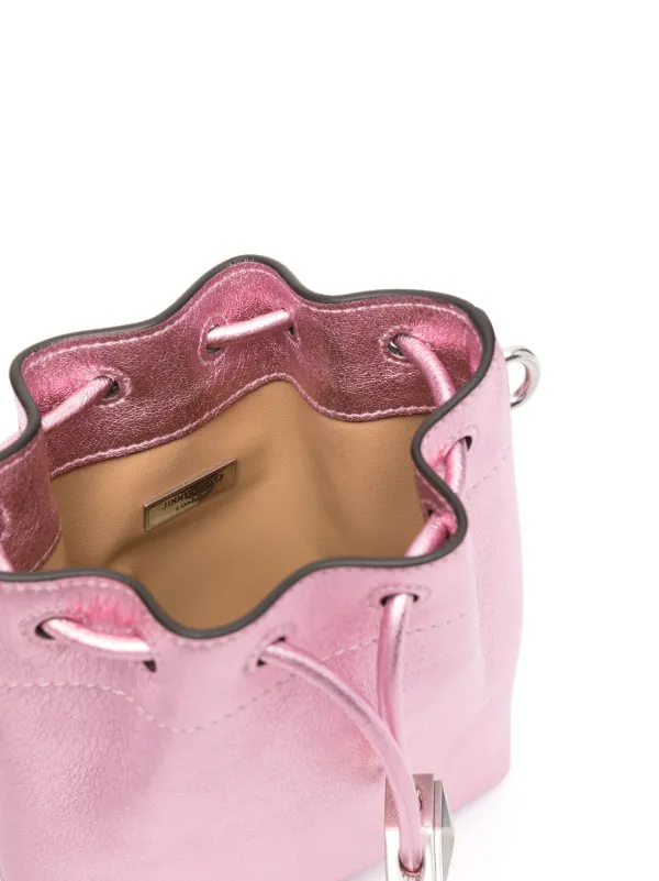 Jimmy Choo Mini Cinch Crossbody Bag | Pink | FARFETCH