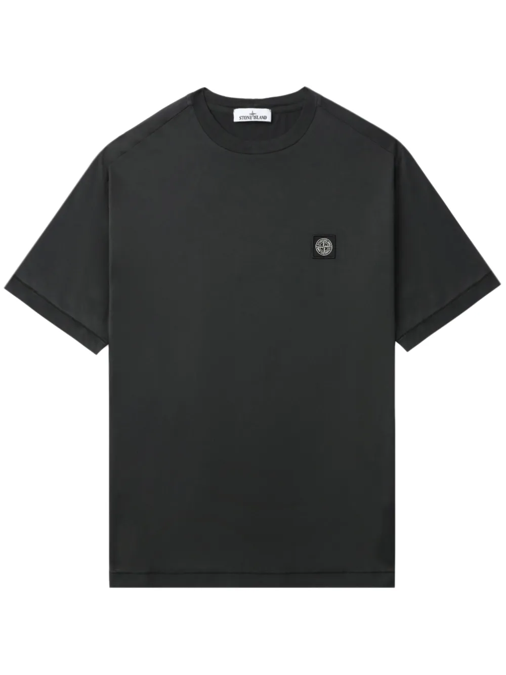 Stone Island T-shirt met Compass-logopatch Grijs