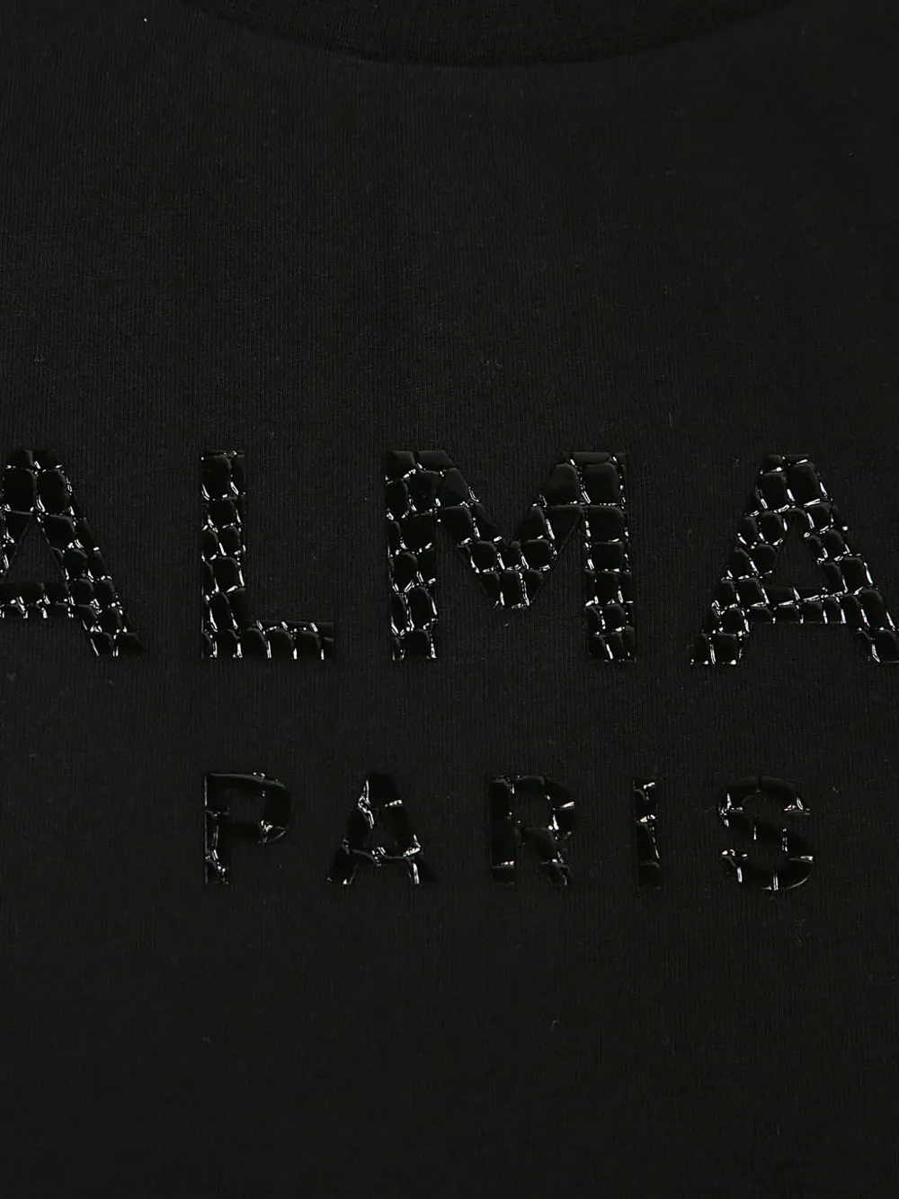 Balmain Kids T-shirt met logo Zwart