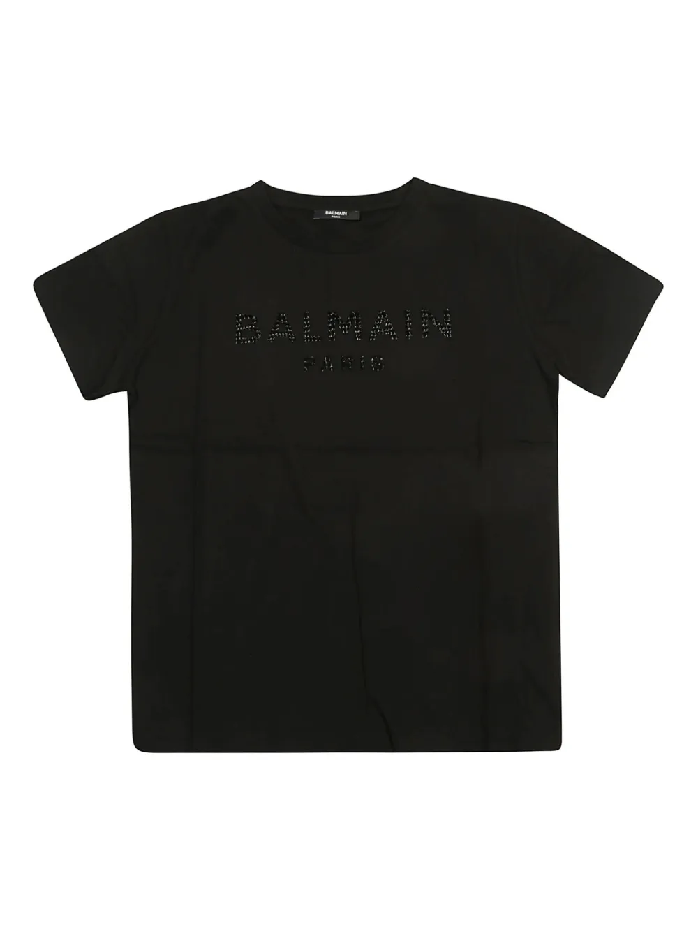 Balmain Kids' Logo-lettering Cotton T-shirt In Black