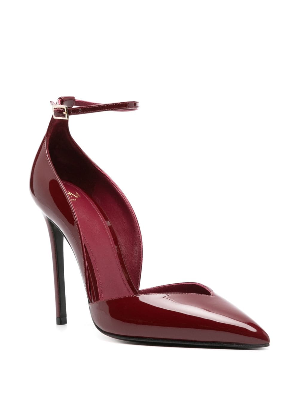 Alevì Camilla 110mm leather pumps - Rood