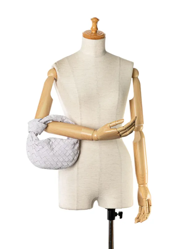 ハンドバッグ Bottega Veneta Bottega Veneta Jodie Handbag In Intrecciato N Bottega Veneta Pre-Owned 2012-2023 Mini Suede Intrecciato