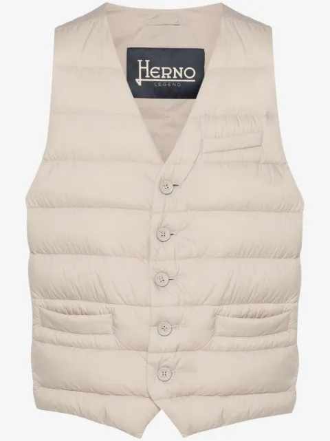 Herno V-neck down gilet