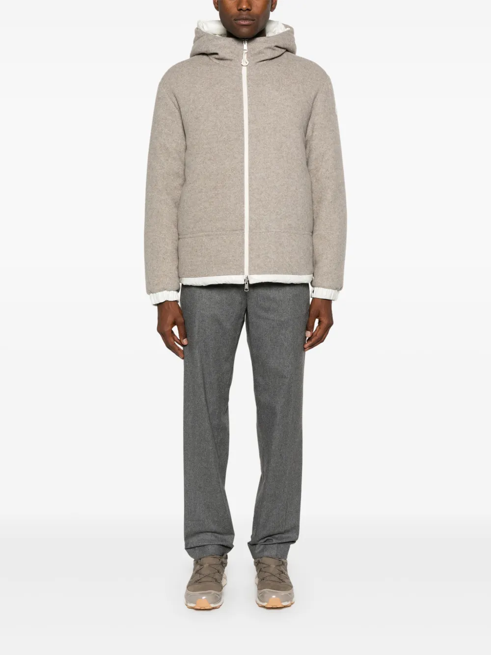 Moncler Omkeerbaar donsjack - Beige