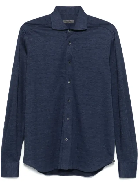 Corneliani mélange-effect shirt