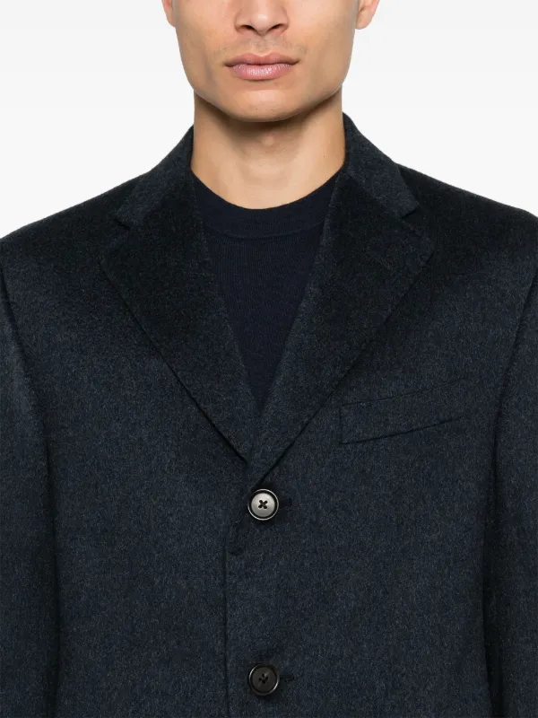 Corneliani ブラッシュ コート | ブルー | FARFETCH JP
