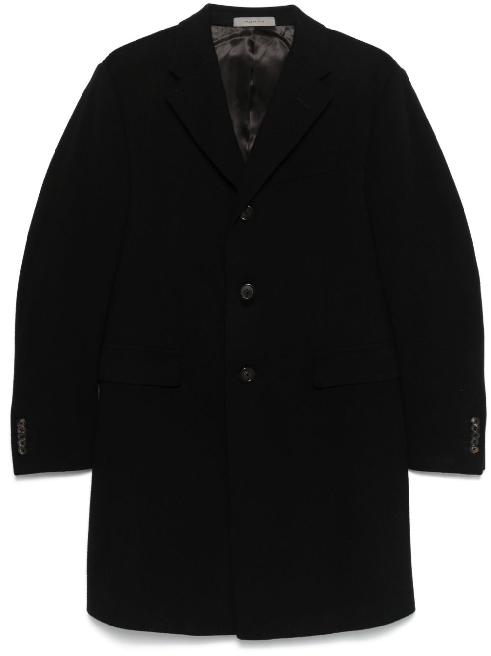 Corneliani virgin-wool coat - Black