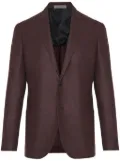 Corneliani buttoned up blazer - Red