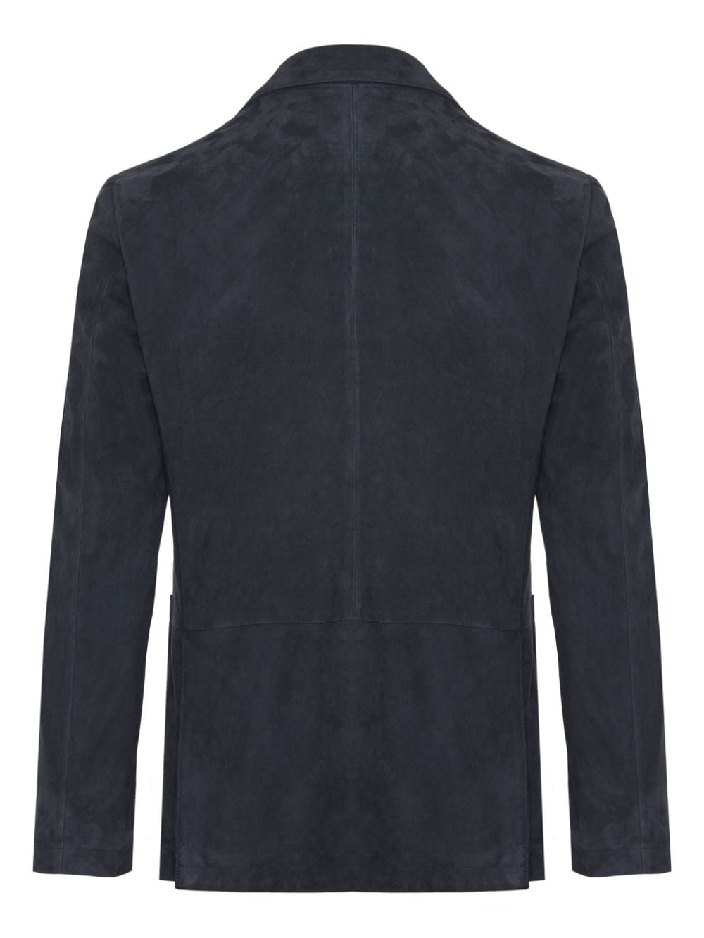 Shop Corneliani Patch Pockets Blazer In Blue