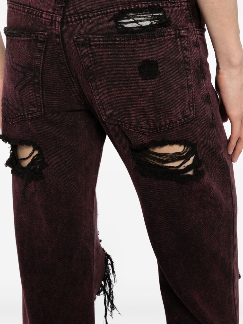 Ashley Williams Ripped Jeans | Purple | FARFETCH