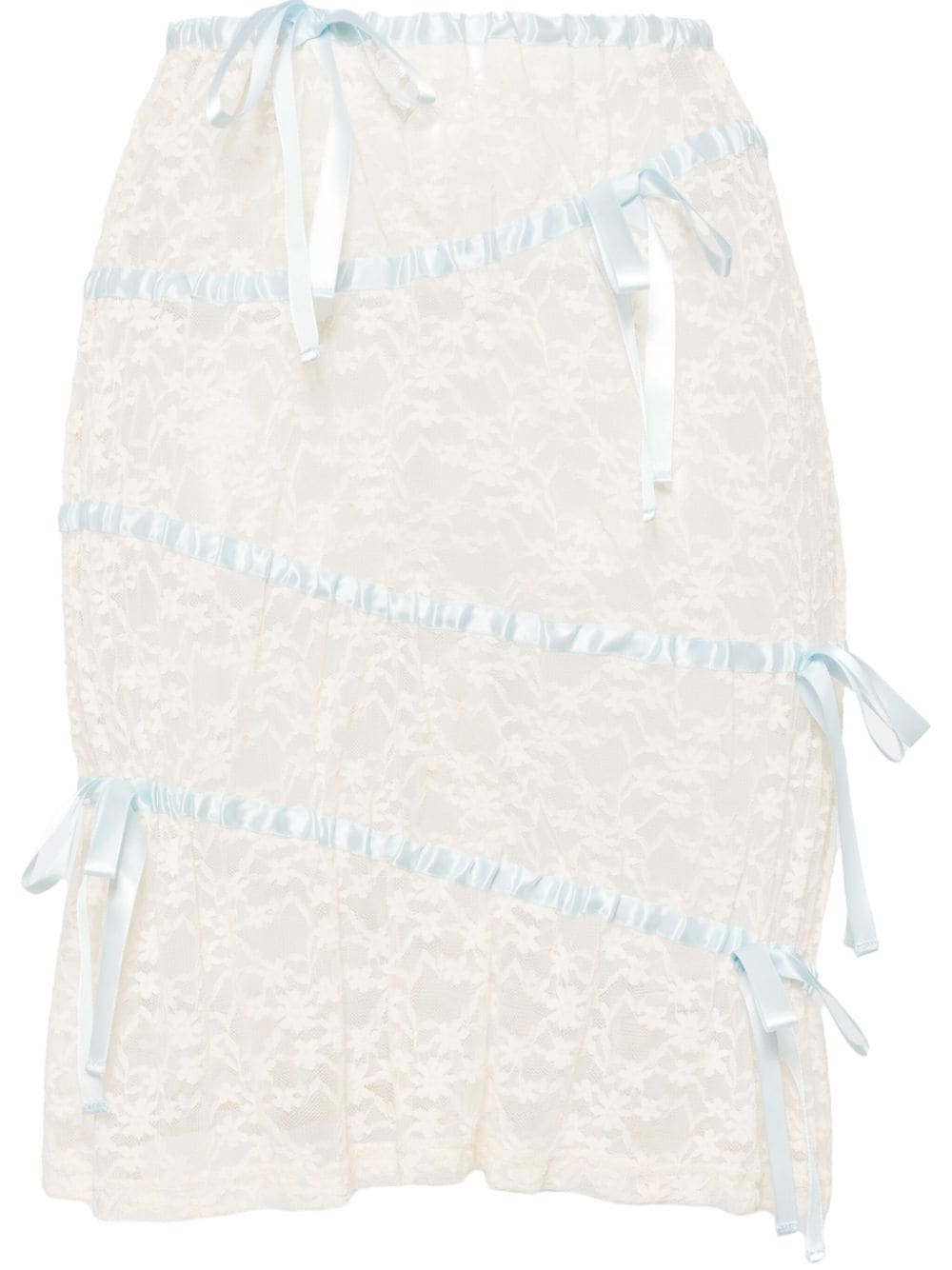 yuhan wang ruched mini skirt - Toni neutri