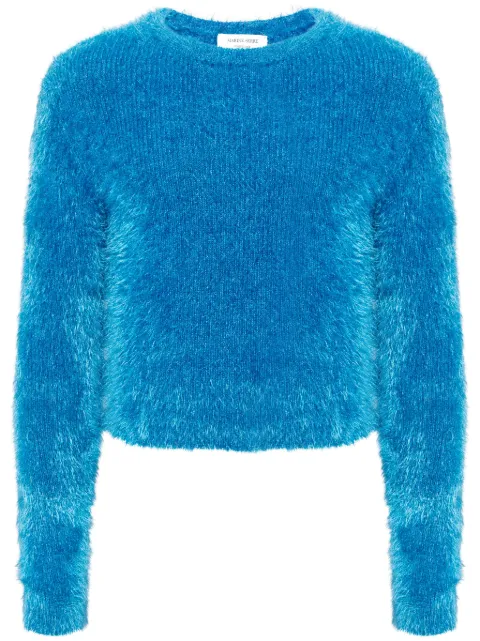 Marine Serre Crescent Moon-jacquard jumper