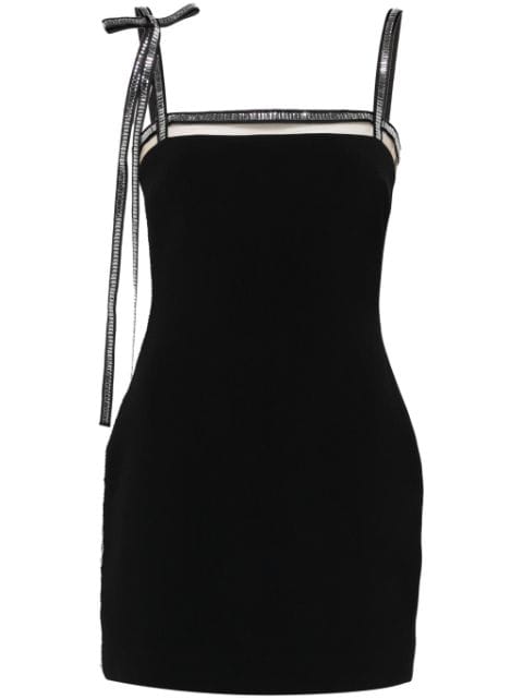 David Koma crystal-embellished mini dress