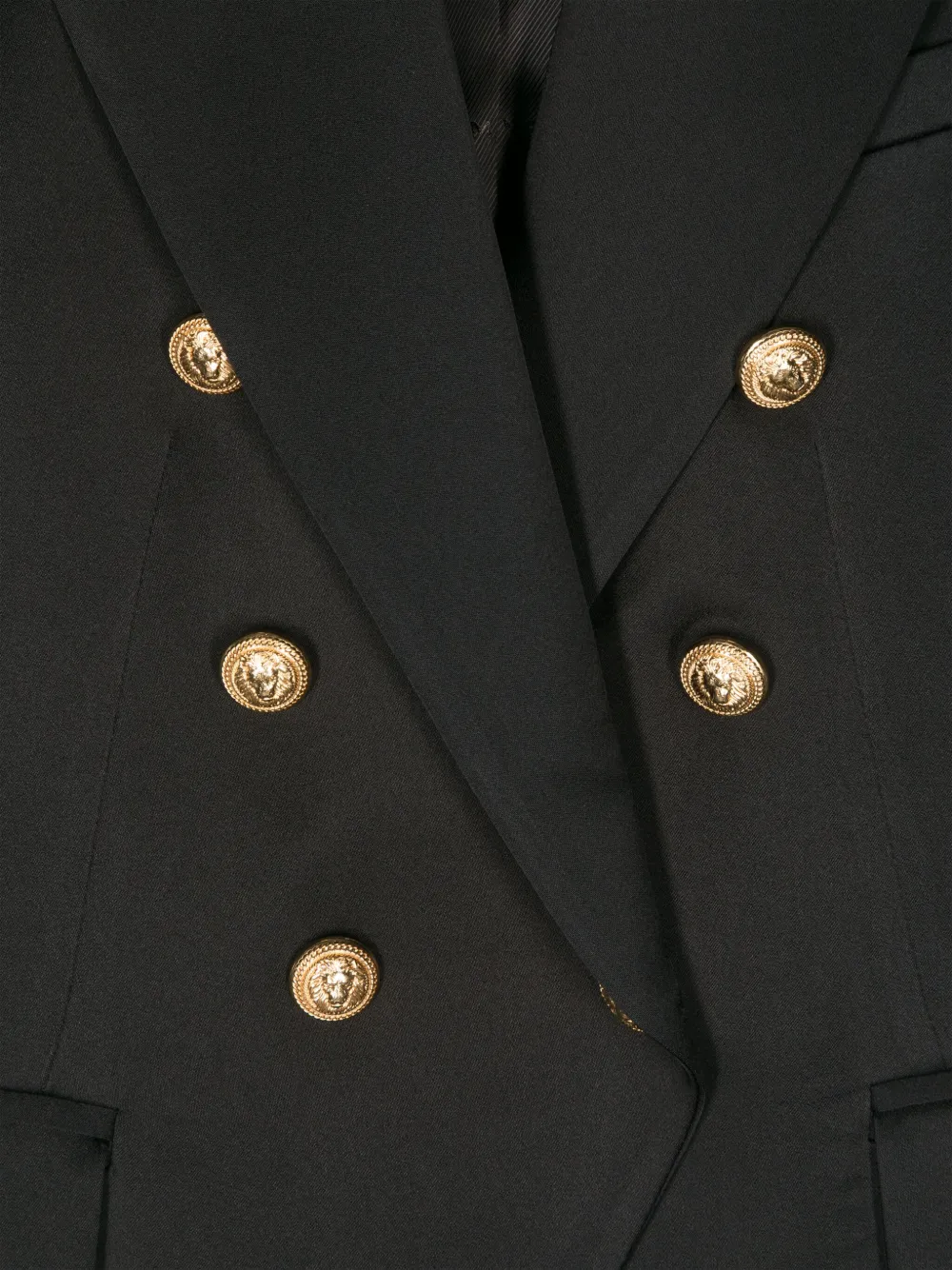 Balmain Kids Blazer met dubbele rij knopen Zwart