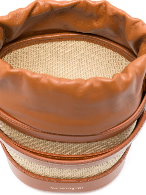 Alexander McQueen Rise Bucket Bag | Brown | FARFETCH