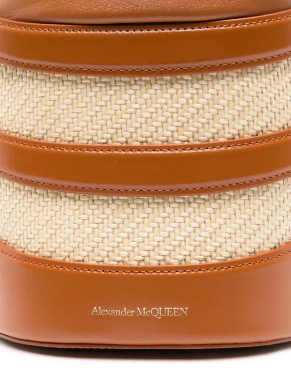 Alexander McQueen Rise Bucket Bag | Brown | FARFETCH
