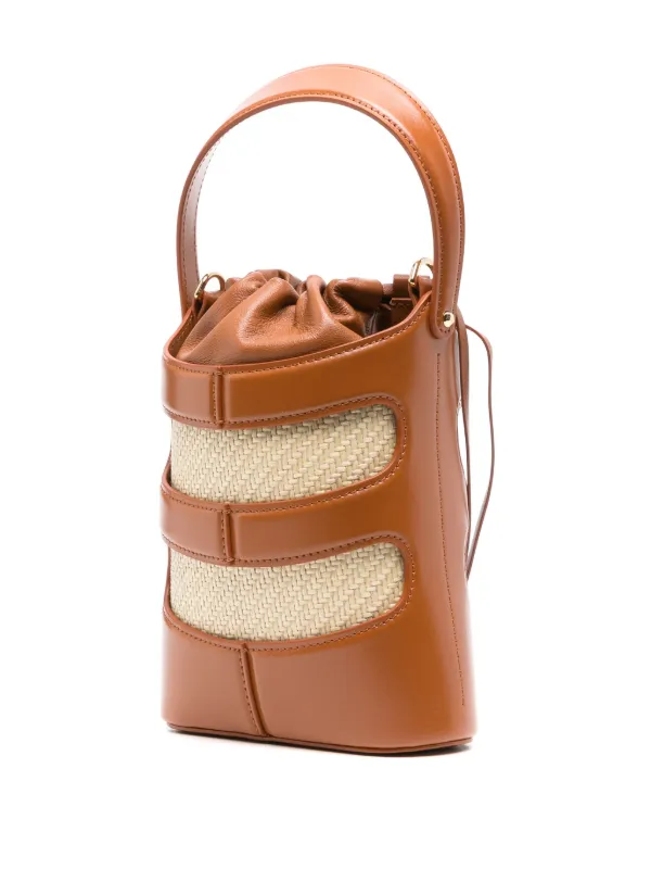 MCQUEEN The Rise ミニ バケットバッグ McQueen - The Rise Mini leather bucket bag black - The Corner
