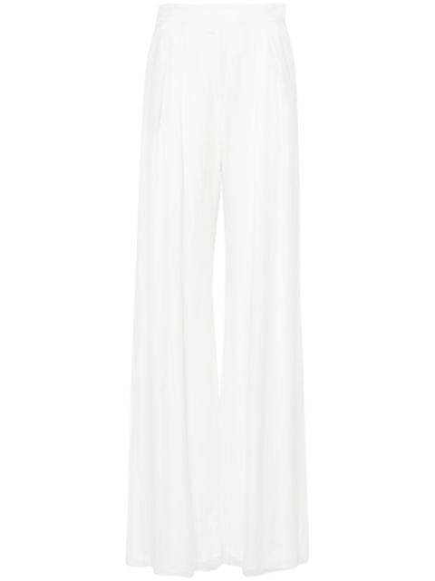 Max Mara high-waist silk palazzo trousers Women