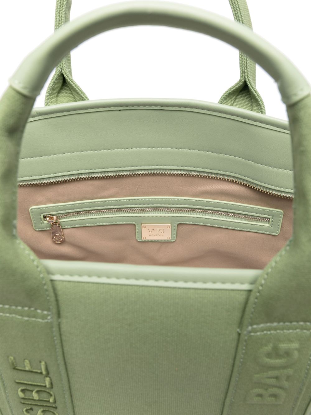 Shop V73 Responsibility Summer Tote Bag In Green