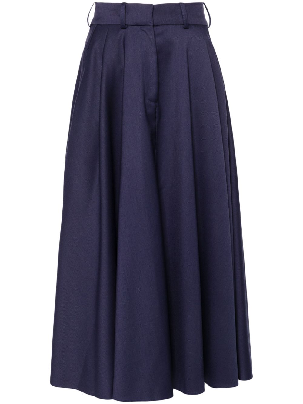 A-line midi skirt