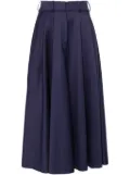 Elisabetta Franchi A-line midi skirt - Blue