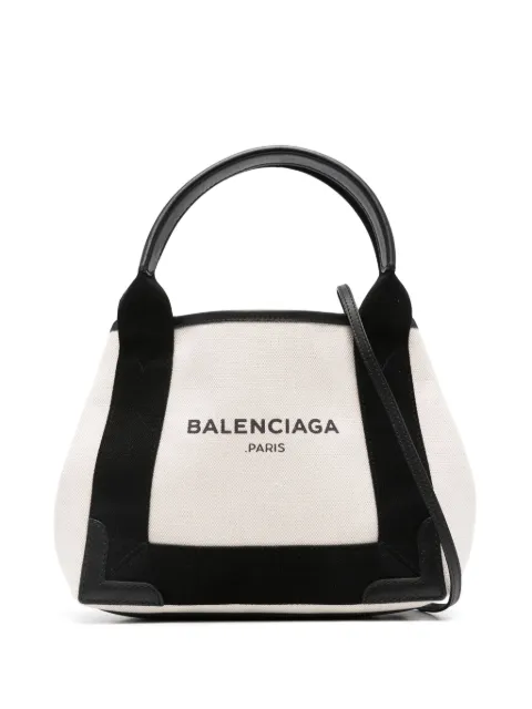 Balenciaga Pre-Owned 2020s small Navy Cabas tote bag