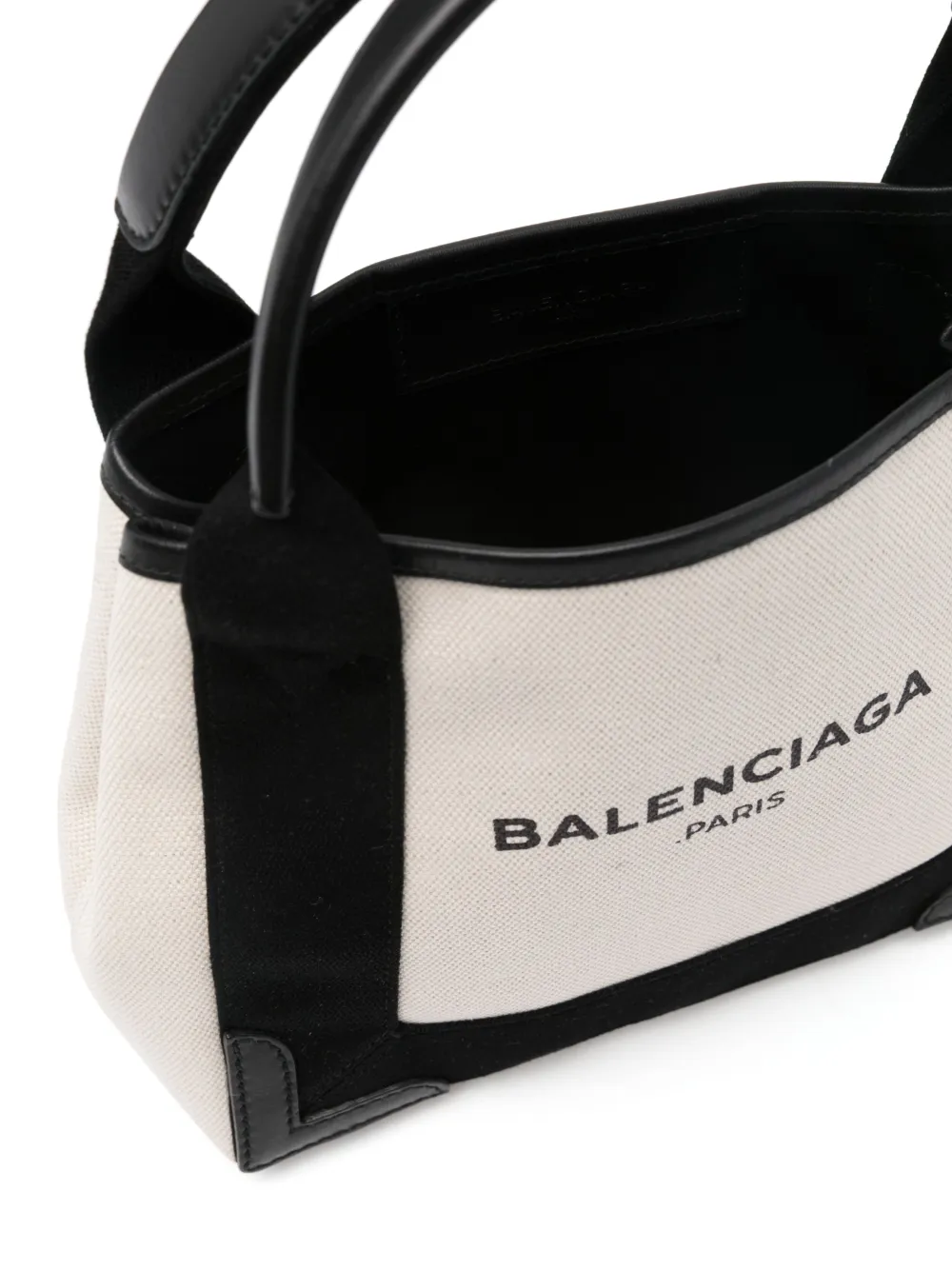 Pre-owned Balenciaga 2020s Small Navy Cabas Tote Bag