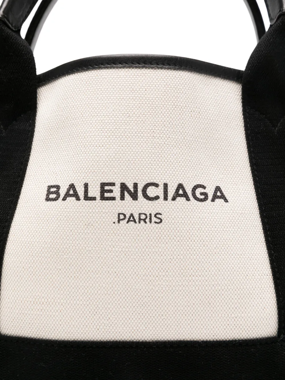 Balenciaga Pre-Owned 2020s small Navy Cabas tote bag | Pre-Owned | Image 2