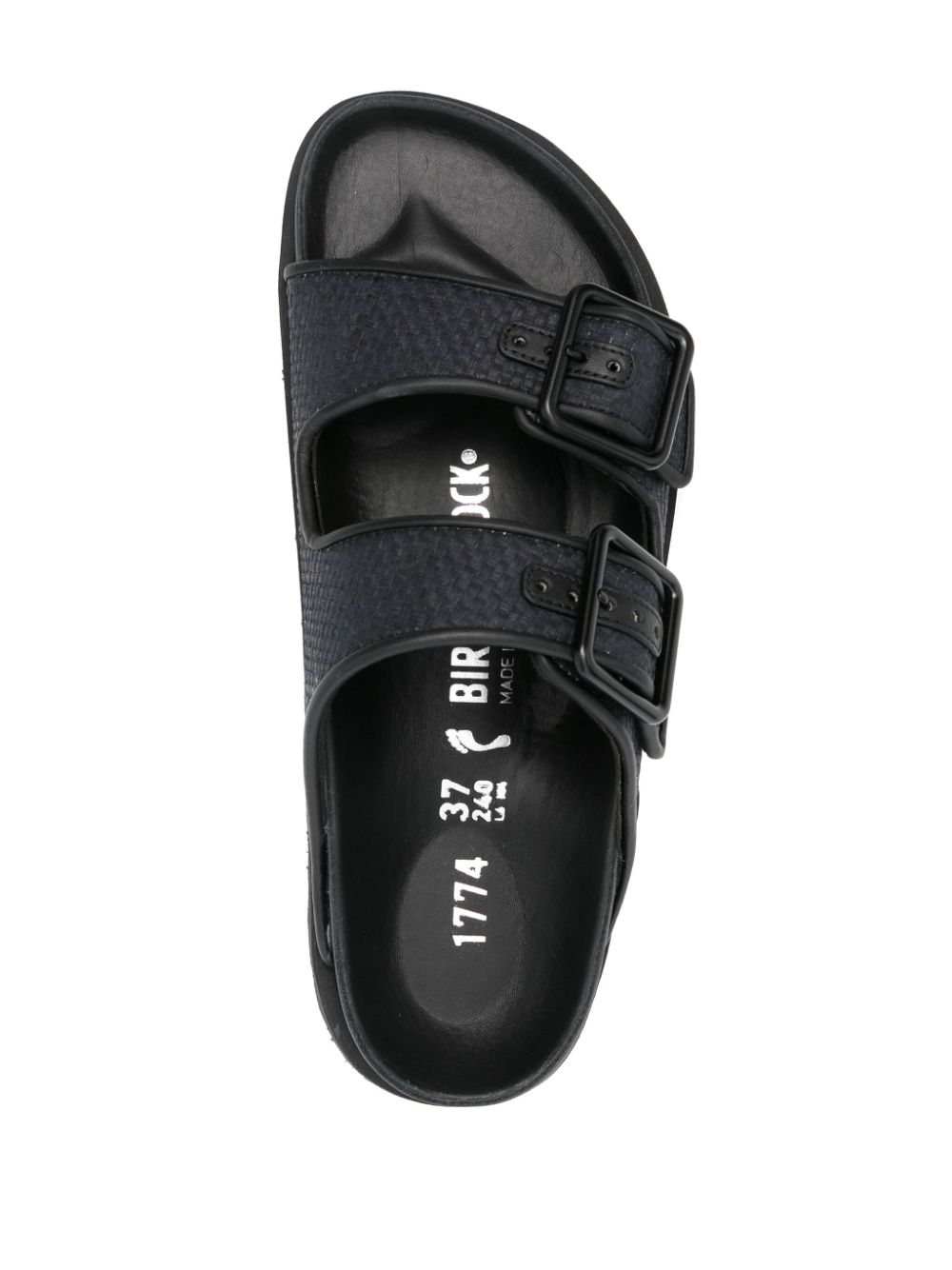 Birkenstock Arizona sandalen met gesp Zwart