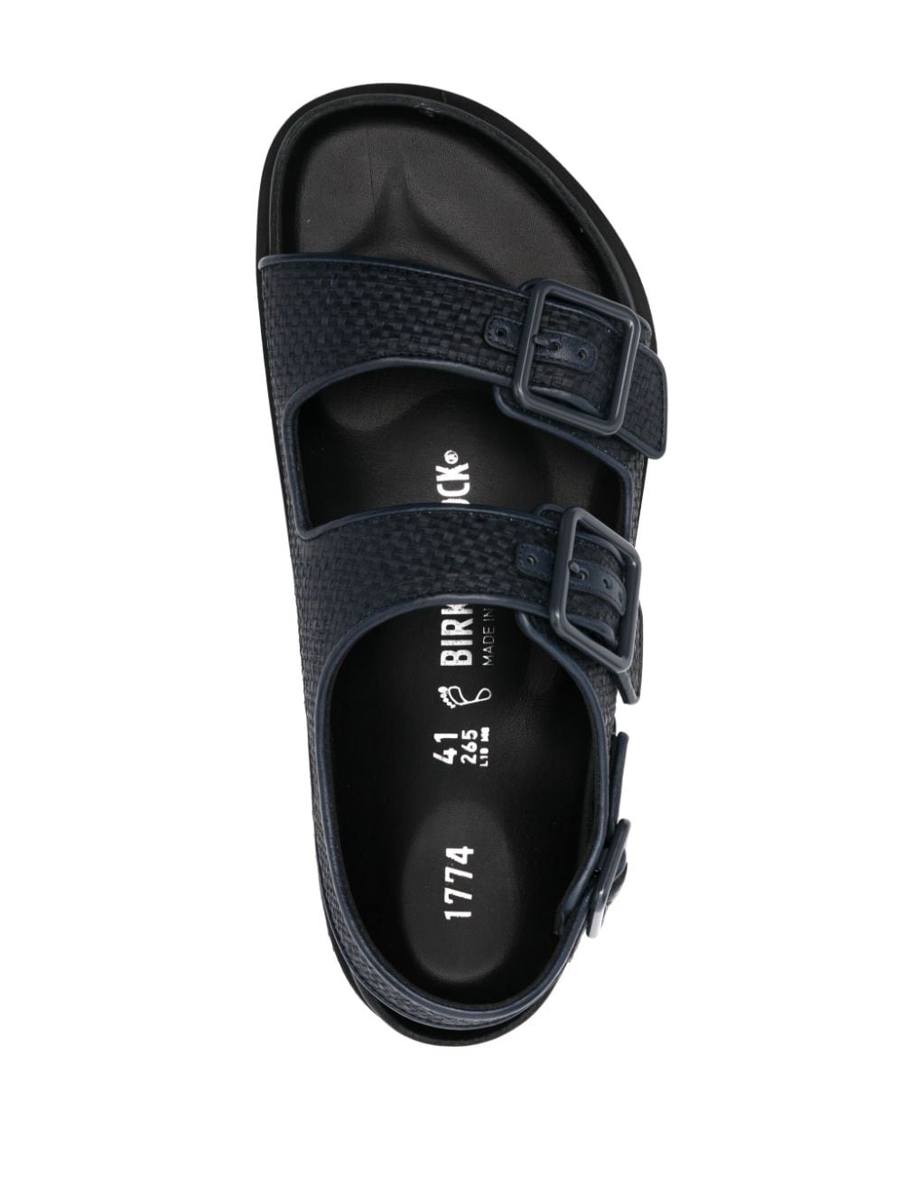 Shop Birkenstock 1774 Milano Sandals In Blue