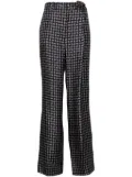 Prada high-waist twill pants - Blue