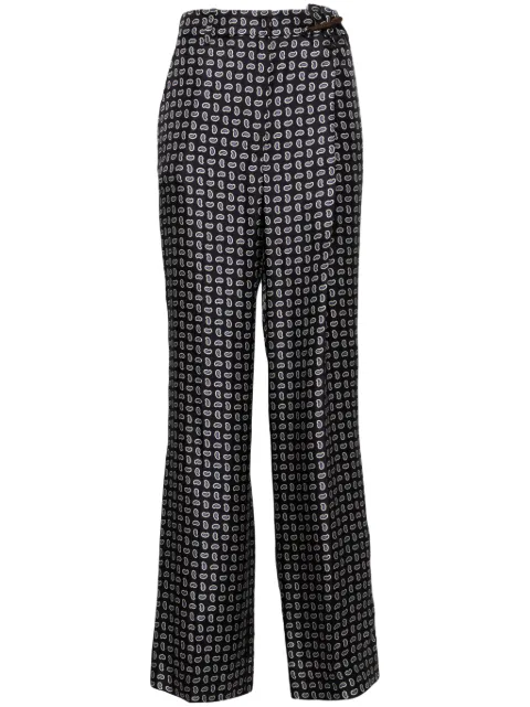 Prada high-waist twill pants