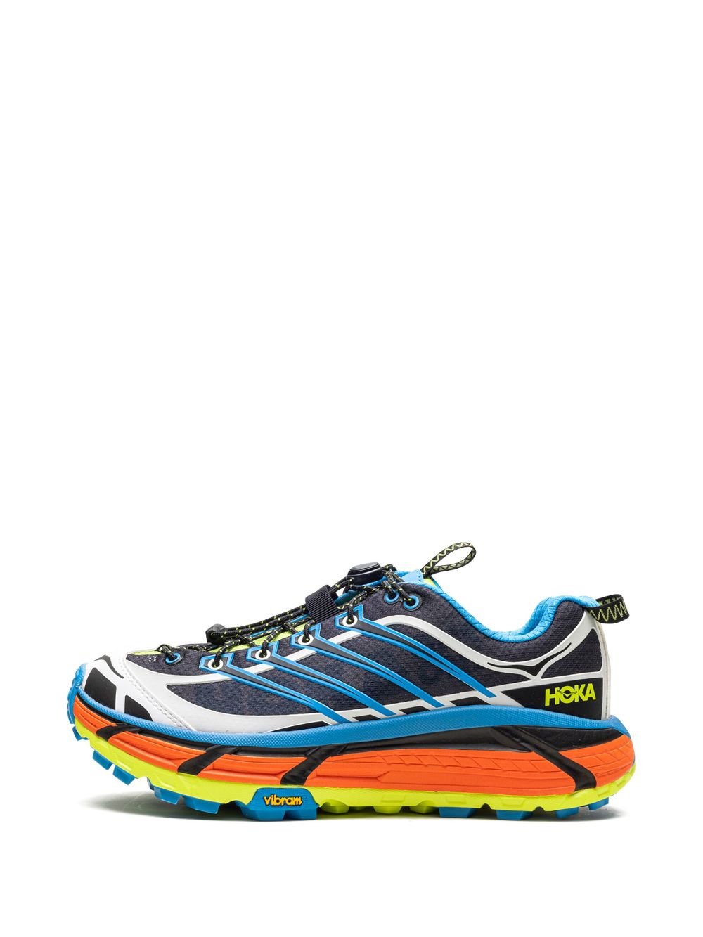 Shop Hoka Mafate Three2 "diva Blue" Sneakers In 蓝色