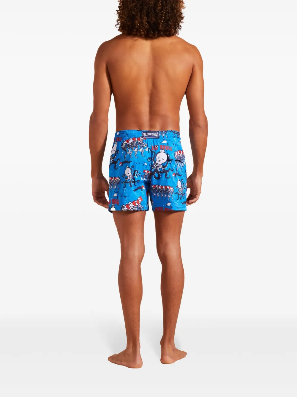 Vilebrequin Zwembroek met print Blauw
