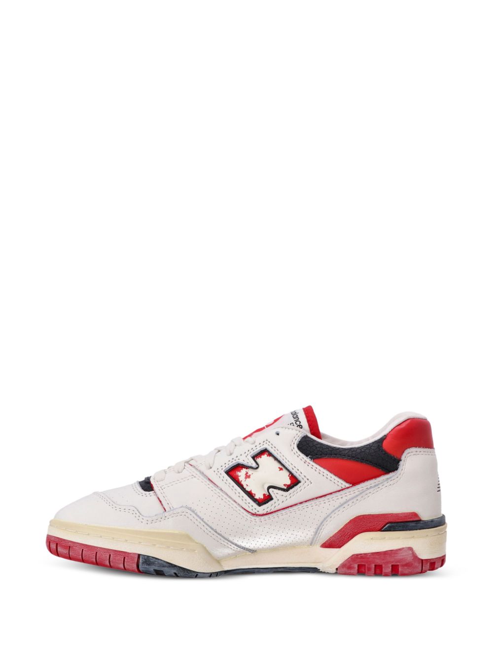 New Balance 550 leren sneakers met vlakken White