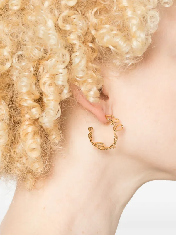 Chloé The Chloé Iconic ピアス | ゴールドトーン | FARFETCH JP
