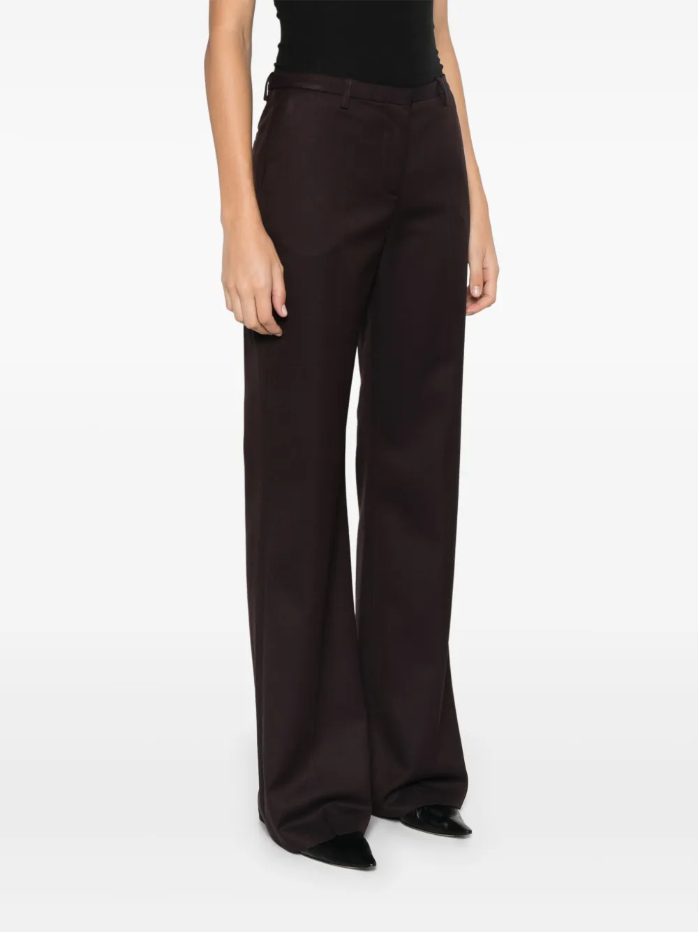 THE FRANKIE SHOP FLARED TROUSERS