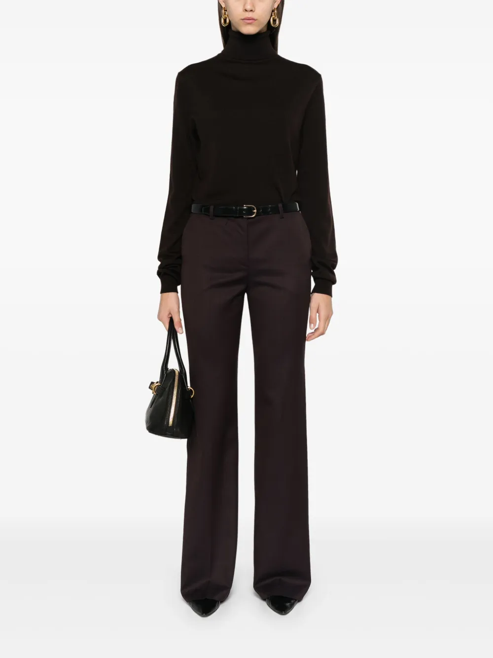 thefrankieshop The Frankie Shop Flared broek - Paars