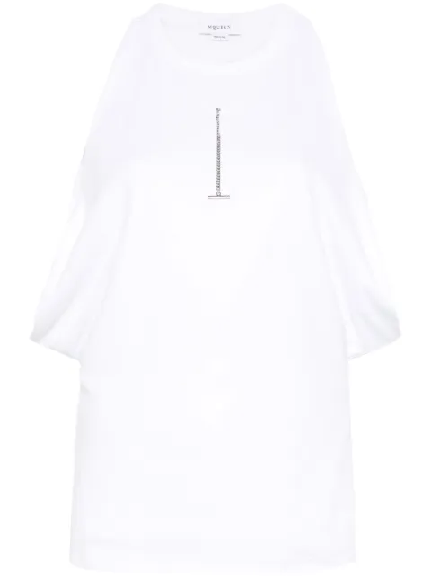 Alexander McQueen Draped Armhole T-shirt Women