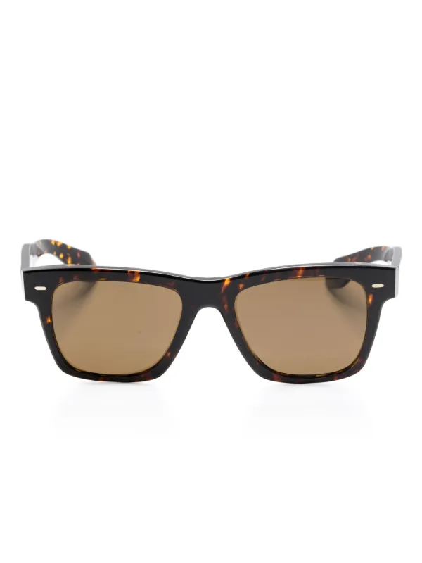 Oliver Peoples N.04 Sunglasses Brown FARFETCH UK