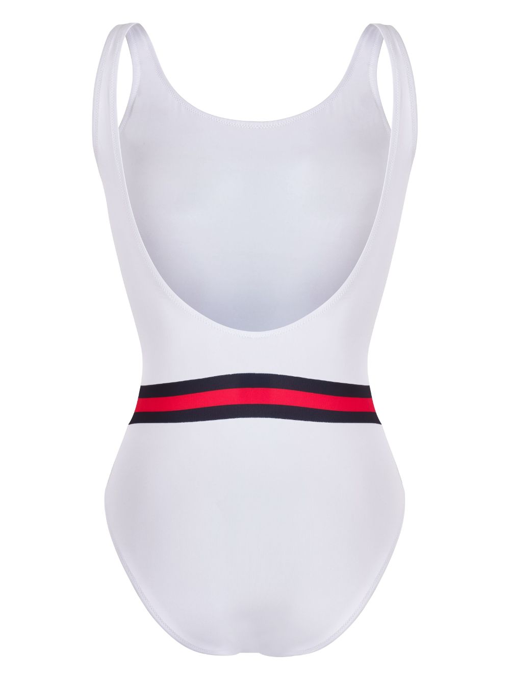 Vilebrequin x Ines de la Fressange striped swimsuit - White