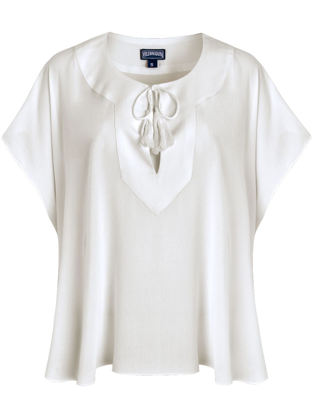 Vilebrequin satin blouse - White