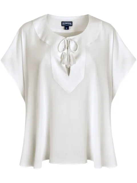 Vilebrequin satin blouse