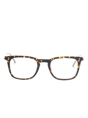 Oliver Peoples Oliver Josianne スクエア眼鏡フレーム | ブラウン