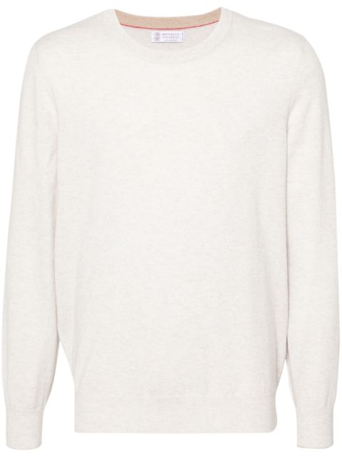 Brunello Cucinelli crew-neck cashmere jumper Men