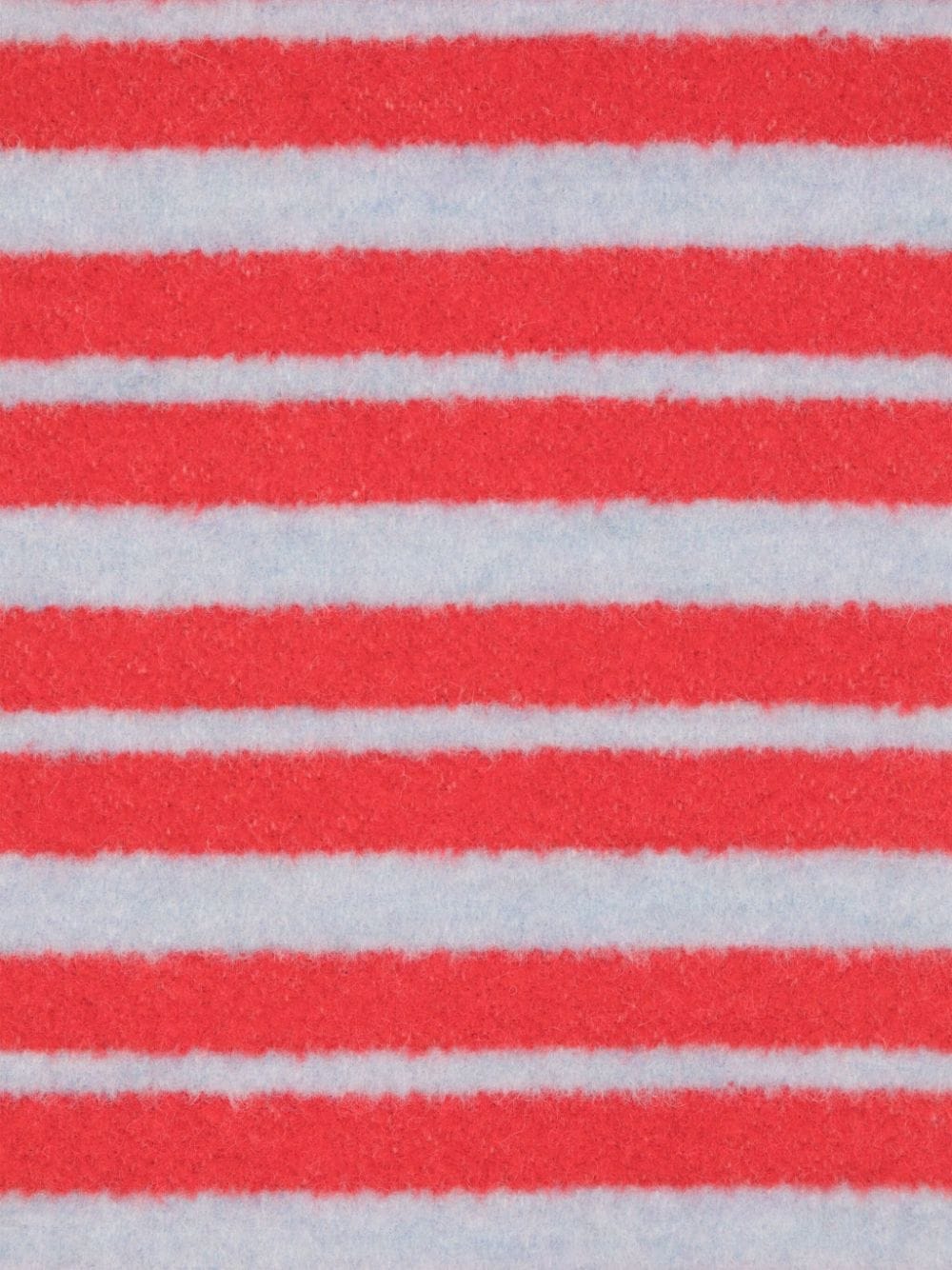 Shop Marni Striped Wool Scarf In Red